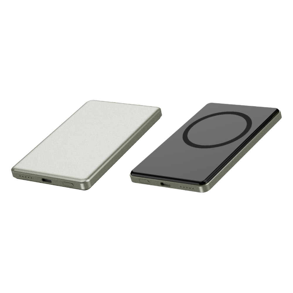 Wholesale Custom Logo Light Thin Slim Design 5000mah Magnetic Wireless Power Bank Fast Charging Pd20w Type-C Mini Powerbank